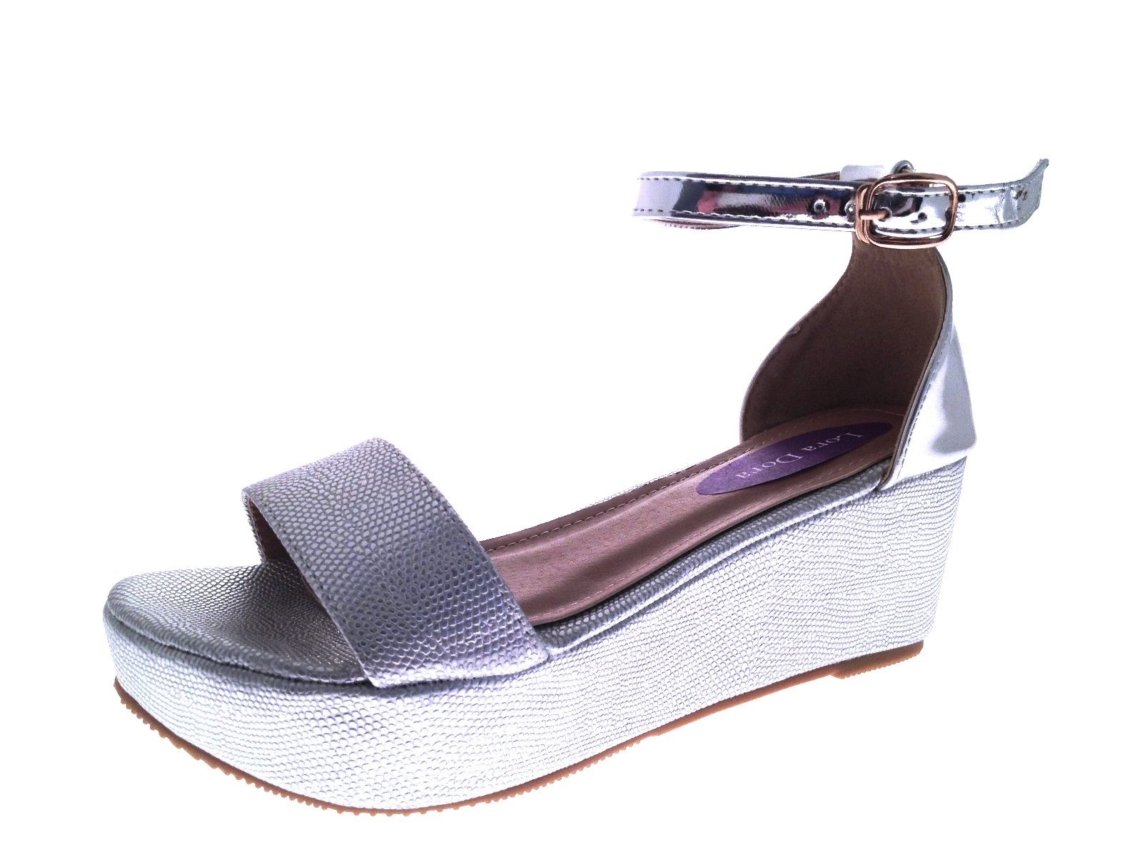snake print sandals flat